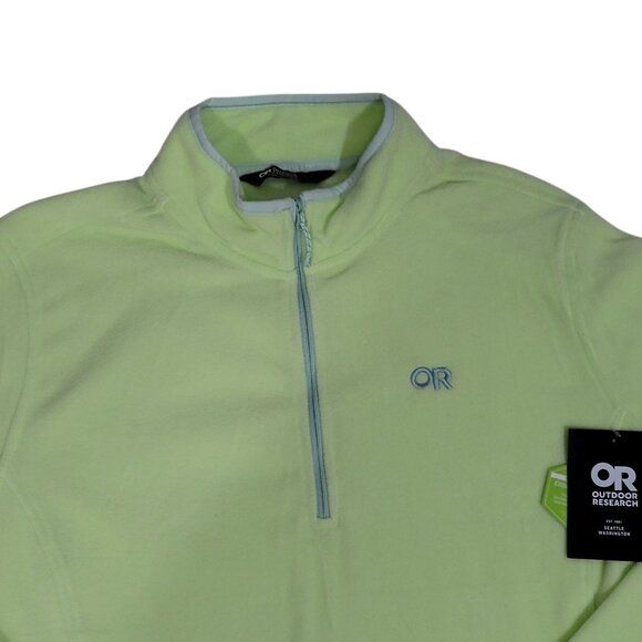 Outdoor Research Polartec Fleece Pullover 100 Quarter 1/4 Zip Women Large OR NEW - Picture 3 of 12
